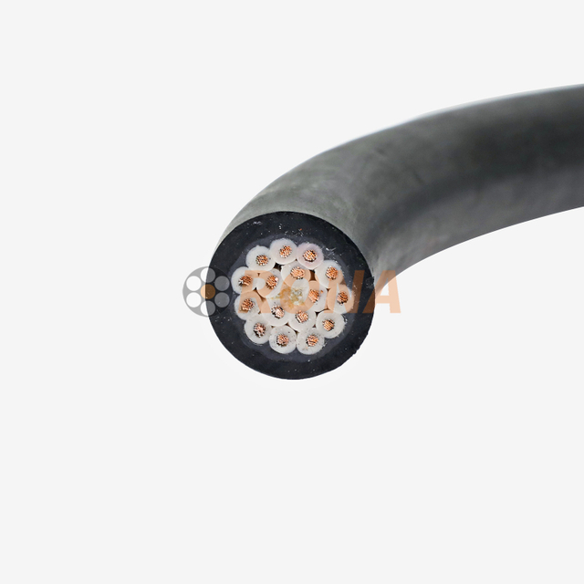 European standard H07RN-F 16*0.75 rubber sheathed cable