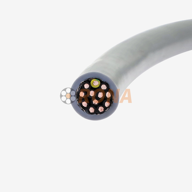 300/500V HFV 12G1mm2 PVC Drag Chain Cables control cable with Shield for Industrial Automation