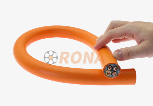 4G25mm&sup2; High-Flex PVC Shielded Drag Chain Cable