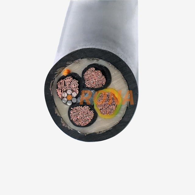 Factory flexible cable 4G4 Chemically resistant cable Control Festoon cable PUR sheath with Shielding signals