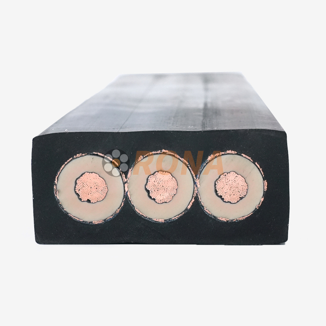 6-10KV Medium Voltage Flat-Reel Flexible Cable for Crane Machinery