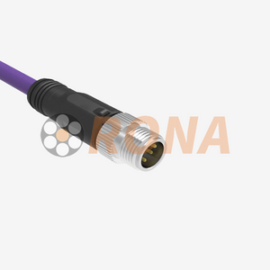 M12 Industrial connectors Robust External Connectivity Solution Industrial Cable Assembly 