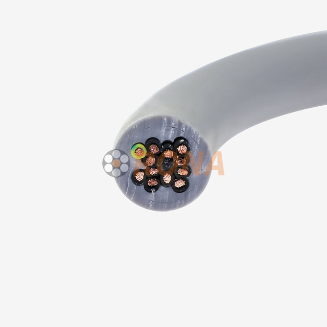 HFVP 12G0.75 PVC Drag Chain Cables with Shield for Automated Parking Systems