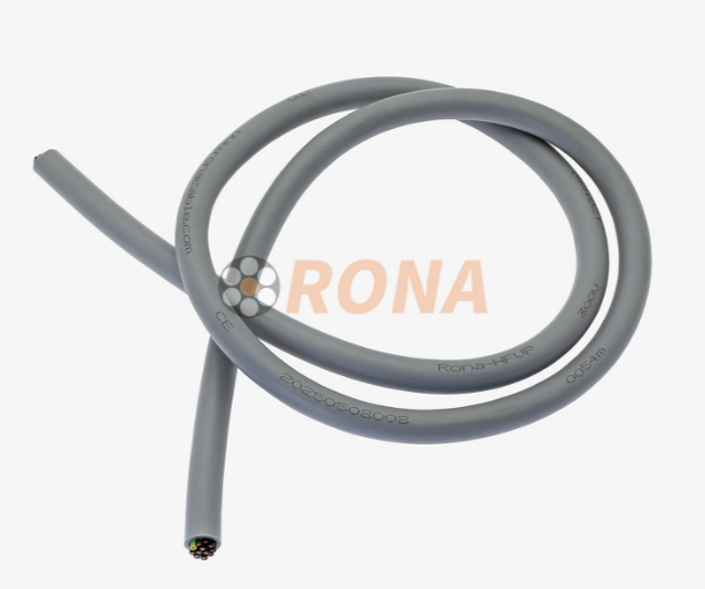 300/500V HFV 12G1mm&sup2; Shielded PVC Drag Chain Control Cable